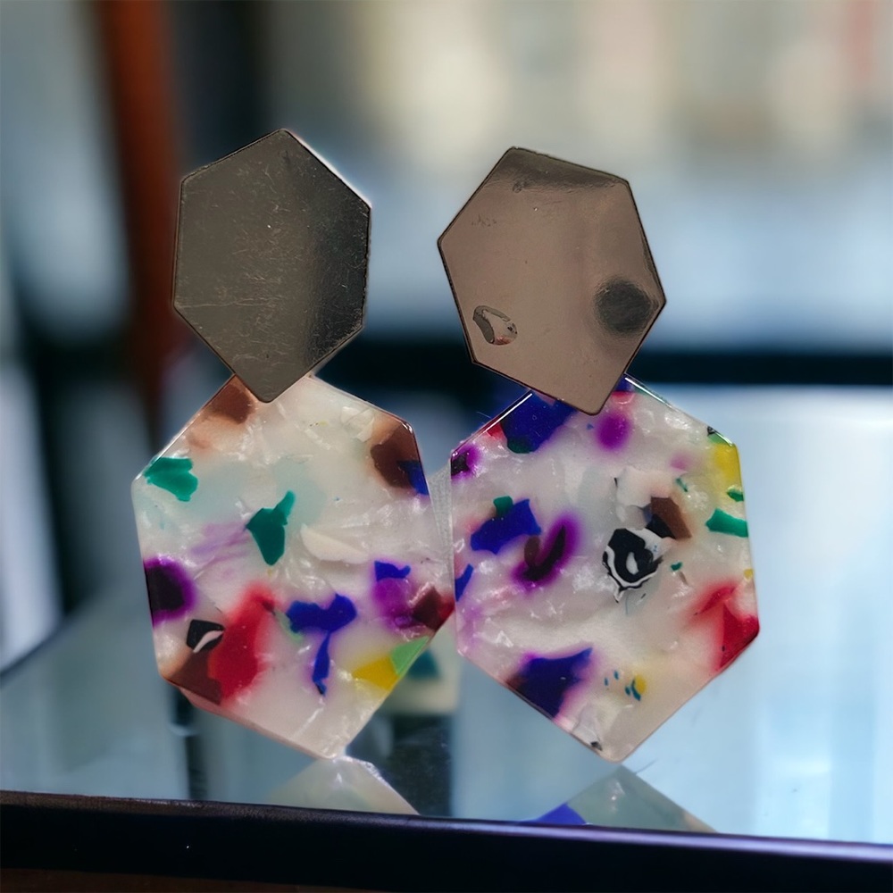 Artsy earrings